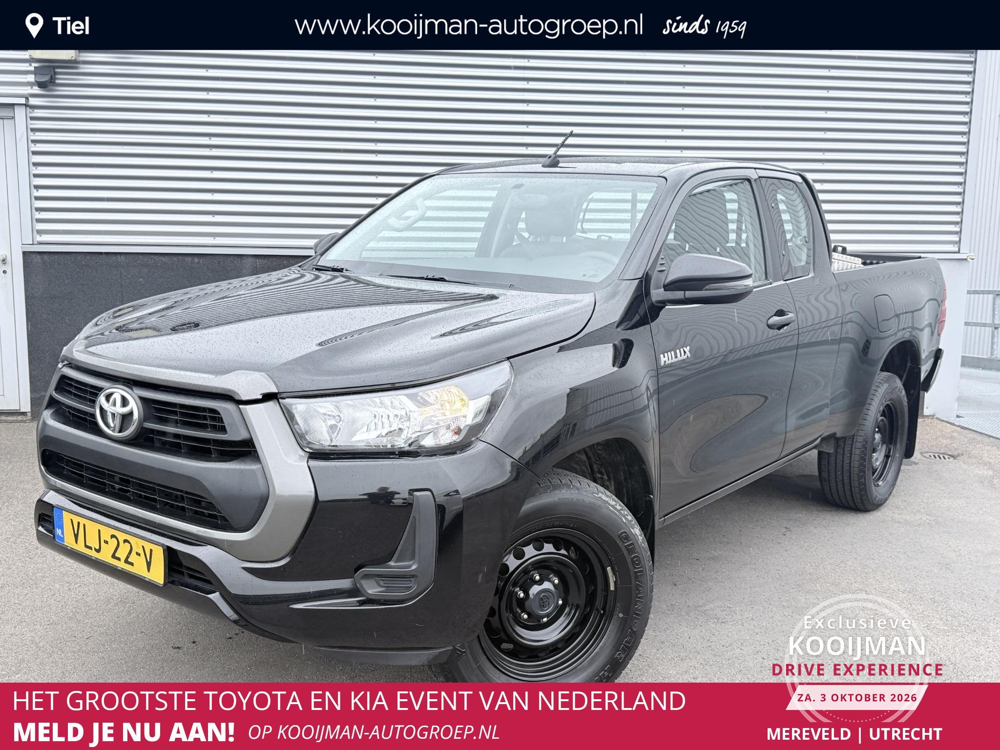 Toyota HiLux 2.4 D-4D Xtra Cab Cool Comfort 4WD Trekgewicht, Auto's, Stof, Gebruikt, Euro 6, 4 cilinders