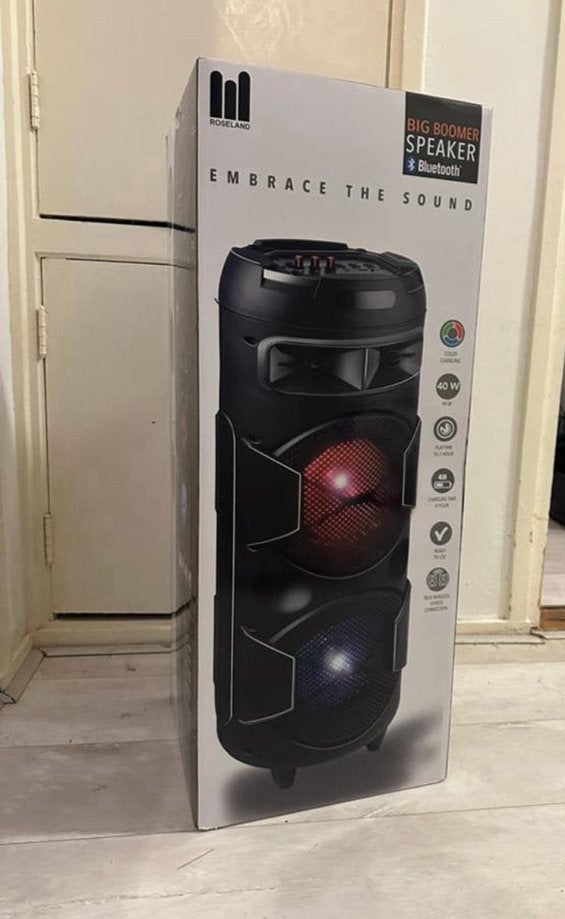 Roseland Big Boomer Speaker Bluetooth Party Speaker, Overige merken, Party speaker, Nieuw, Ophalen of Verzenden