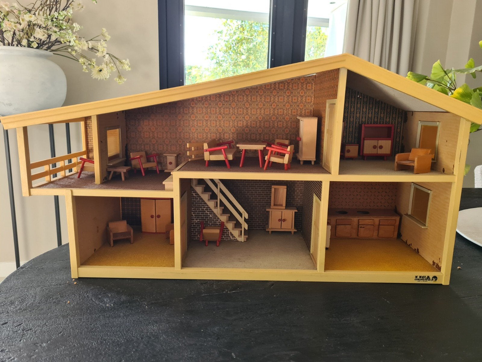 Vintage Lisa Poppenhuis - Made in Denmark, Ophalen, Gebruikt, Poppenhuis