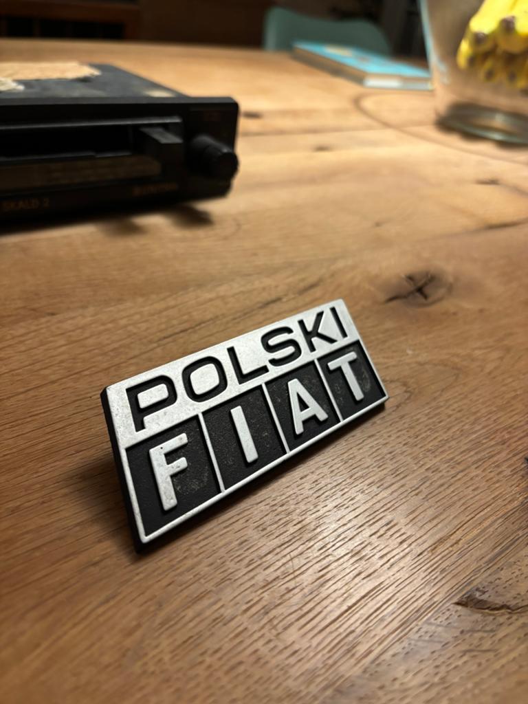 Fiat 126 - Fiat Polski embleem, Ophalen of Verzenden