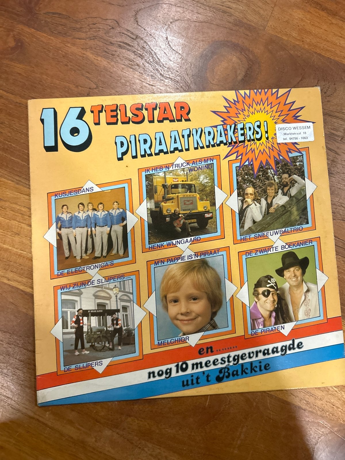 Telstar Piraatkrakers! LP - Diverse Artiesten, LP, Gebruikt, Overige genres, Ophalen of Verzenden