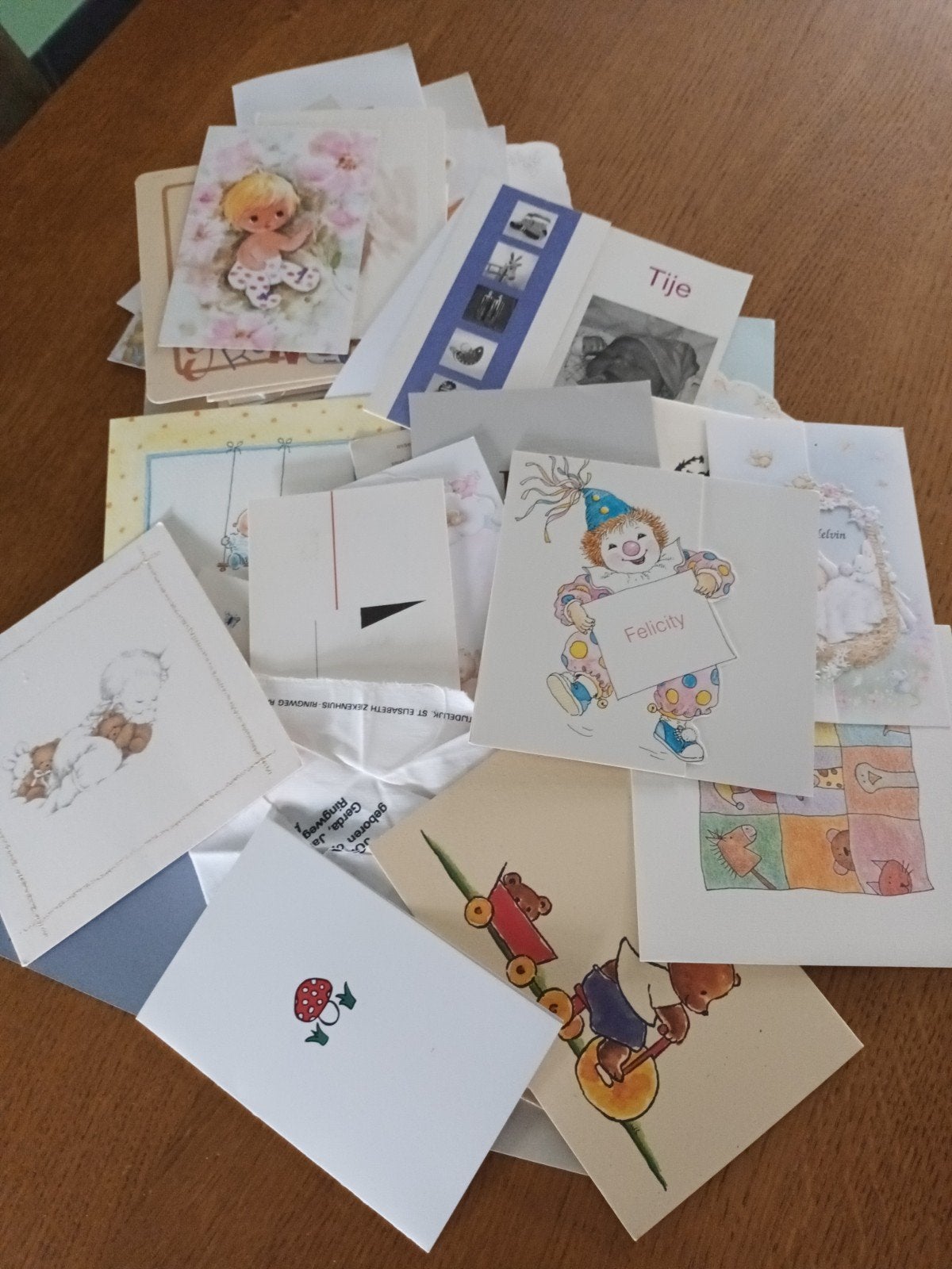 83 geboortekaartjes uit Amersfoort, Verzamelen, Geboortekaartjes en Visitekaartjes, Ophalen of Verzenden, 2000 tot heden