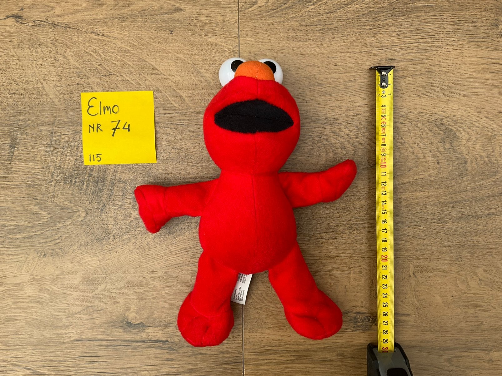 Zgan, niet kapot, Sesamstraat Fisher-price Elmo ca 25cm, Ophalen, Overige figuren, Zo goed als nieuw, Beeldje of Figuurtje