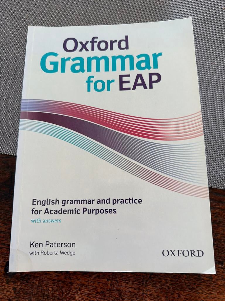 Oxford Grammar for EAP - Engelse grammatica, Ophalen of Verzenden, Zo goed als nieuw, Non-fictie