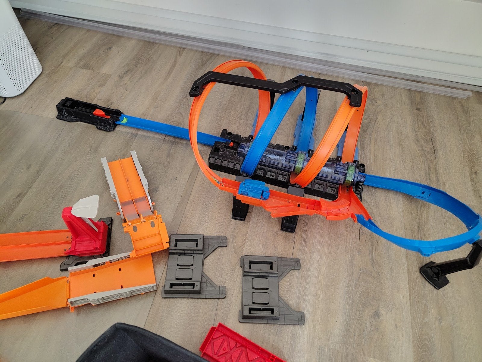 Hot Wheels racebaan met looping, Ophalen of Verzenden, Gebruikt