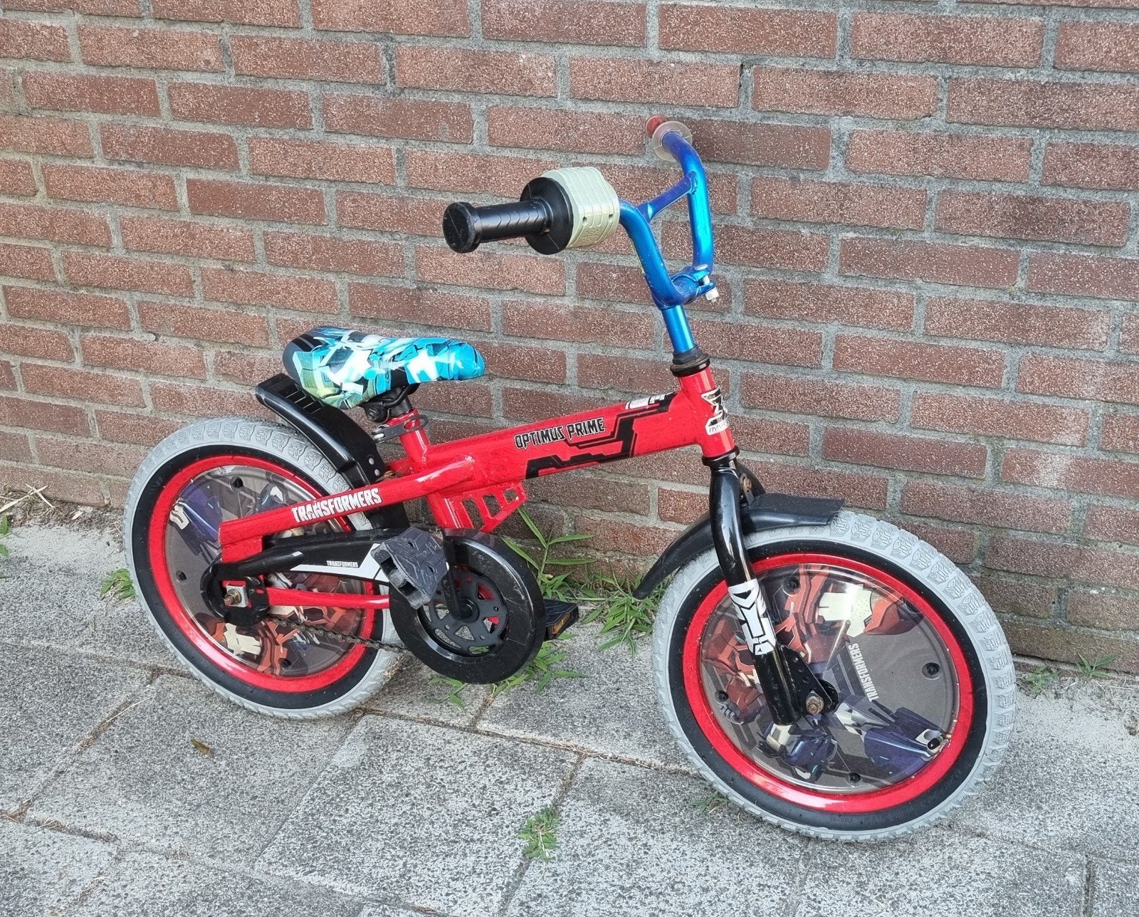 Transformers kinderfiets 16 inch, Ophalen, Terugtraprem, Dynacraft, 16 tot 20 inch