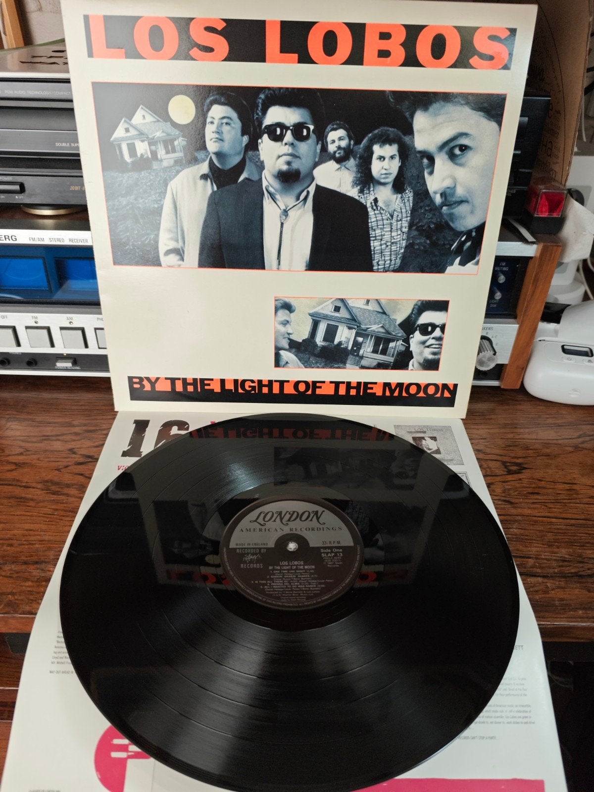 Los Lobos - By the Light of the Moon LP (1987), Ophalen of Verzenden, Gebruikt, 12 inch, LP