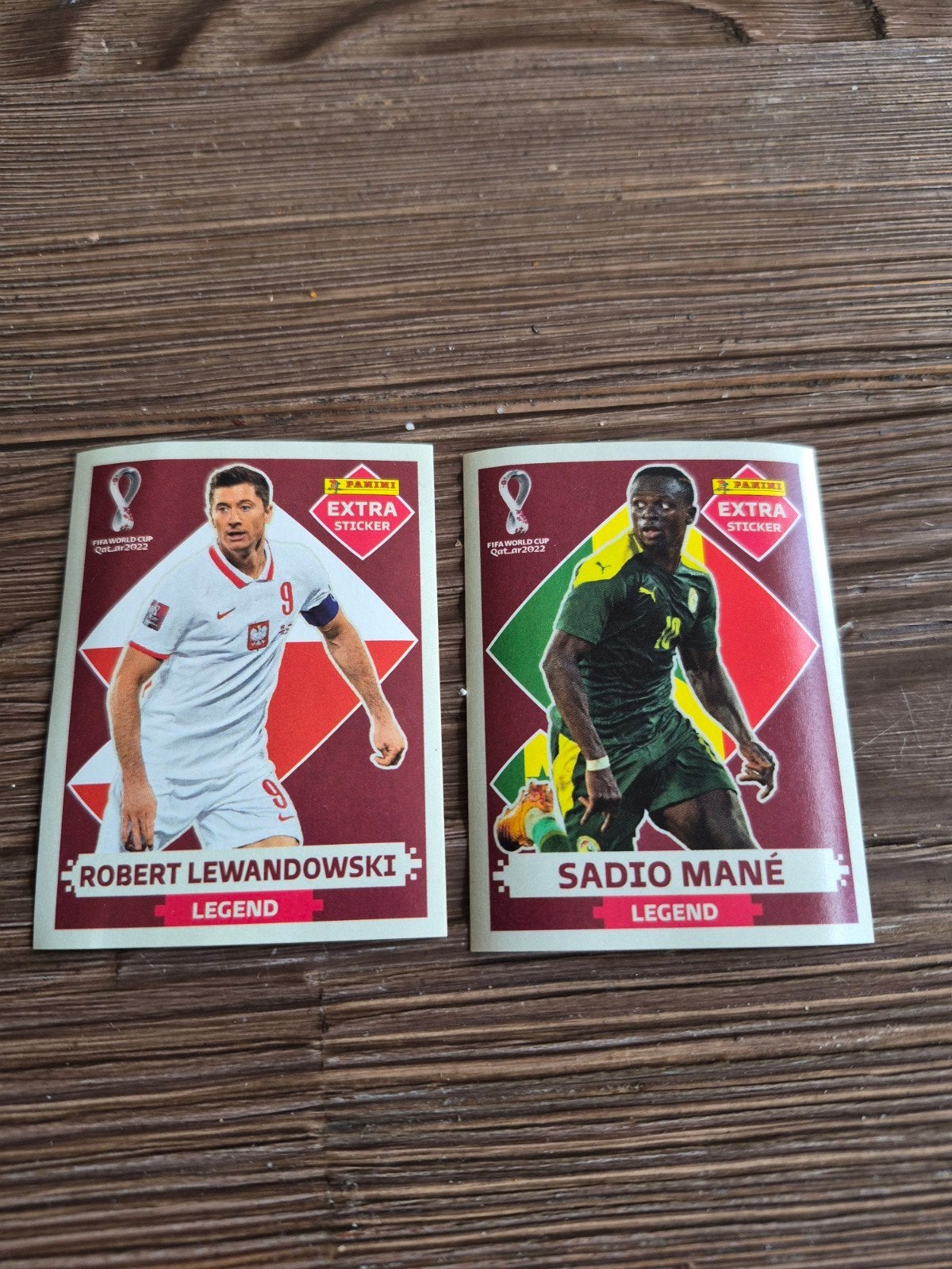 Panini WK 2022 Extra Stickers, Ophalen of Verzenden, Zo goed als nieuw, Buitenlandse clubs, Poster, Plaatje of Sticker