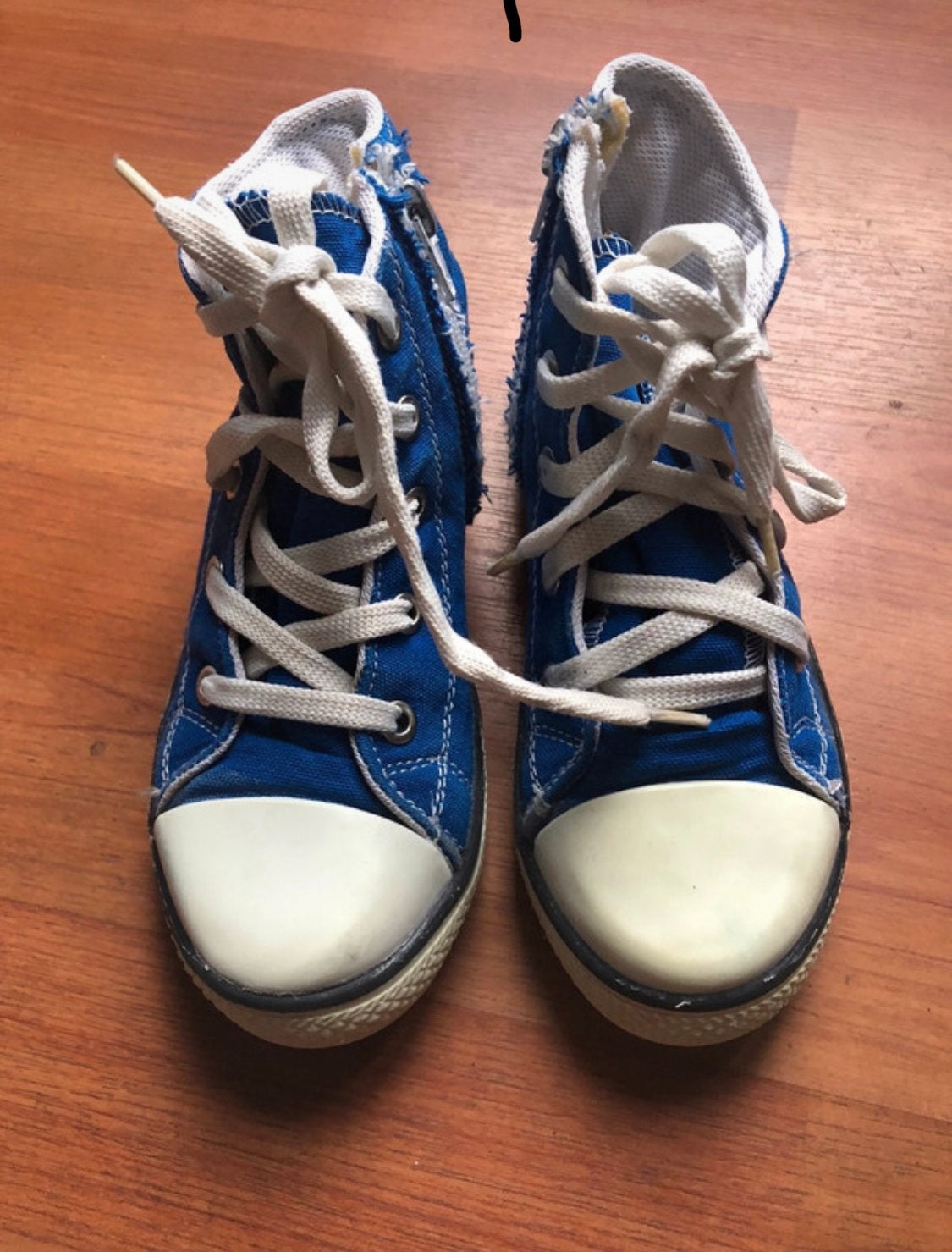 Blauwe Converse All Star hoge gympen maat 30, Ophalen of Verzenden, Gebruikt, Jongen of Meisje, Schoenen