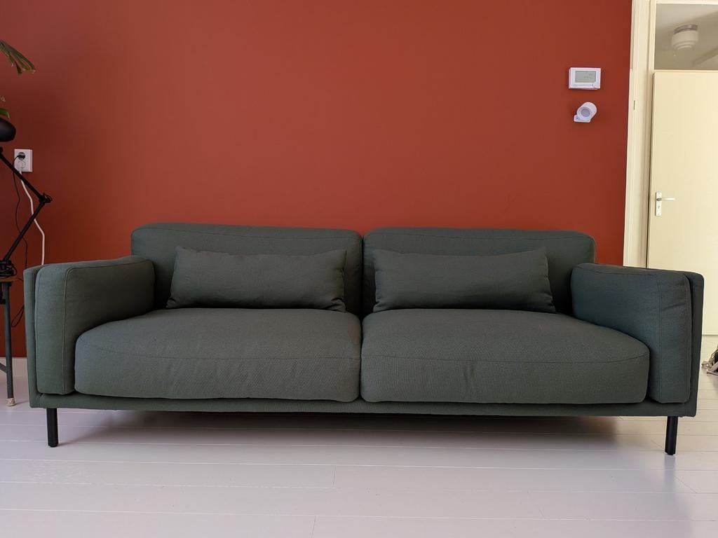 SofaCompany Harvey 3-zitsbank - Cura Dark Green, Ophalen, Gebruikt, Driepersoons, 75 tot 100 cm