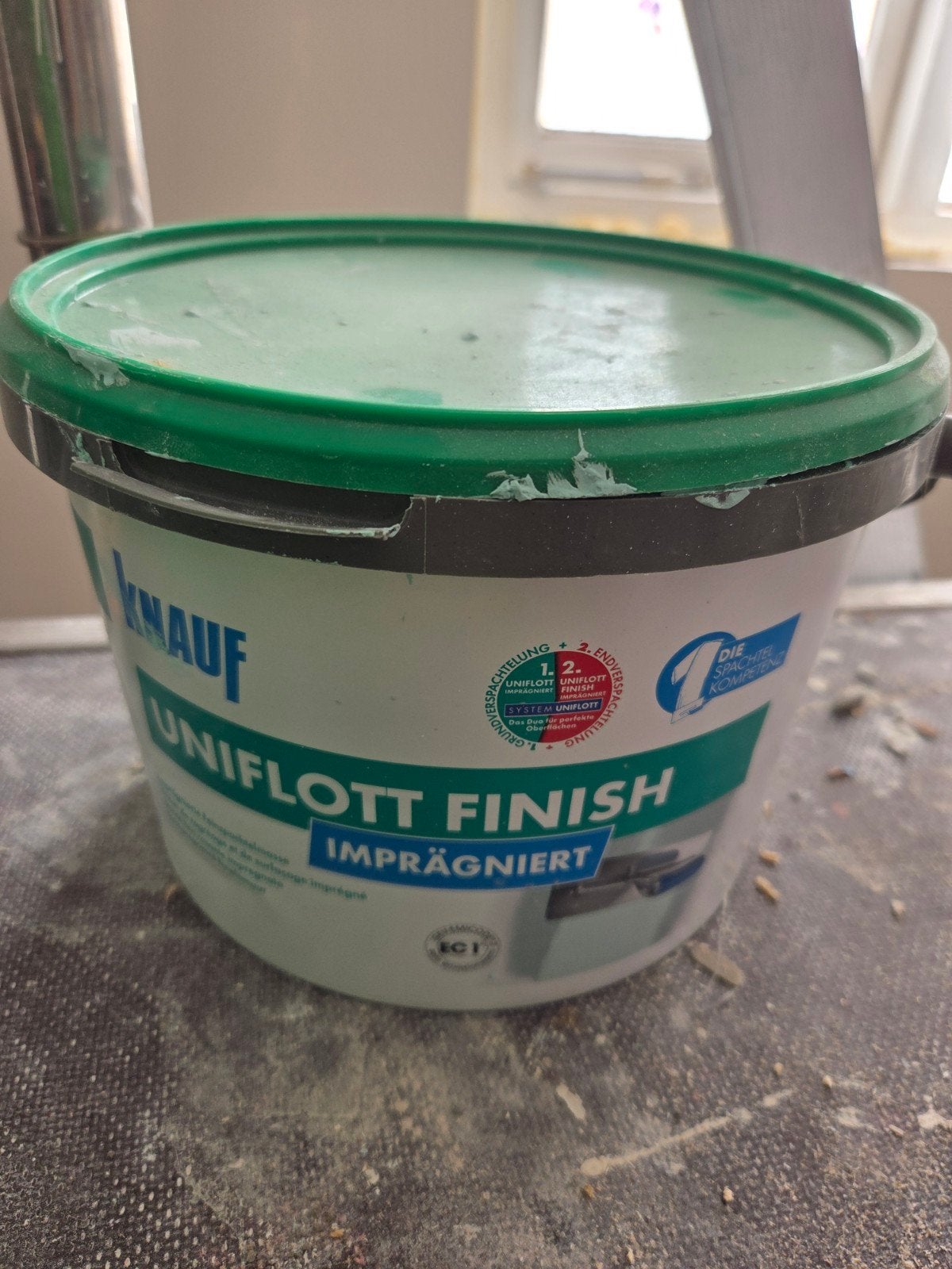 Knauf Uniflott Finish Imprägniert - 2L (1/3 van 6L), Ophalen