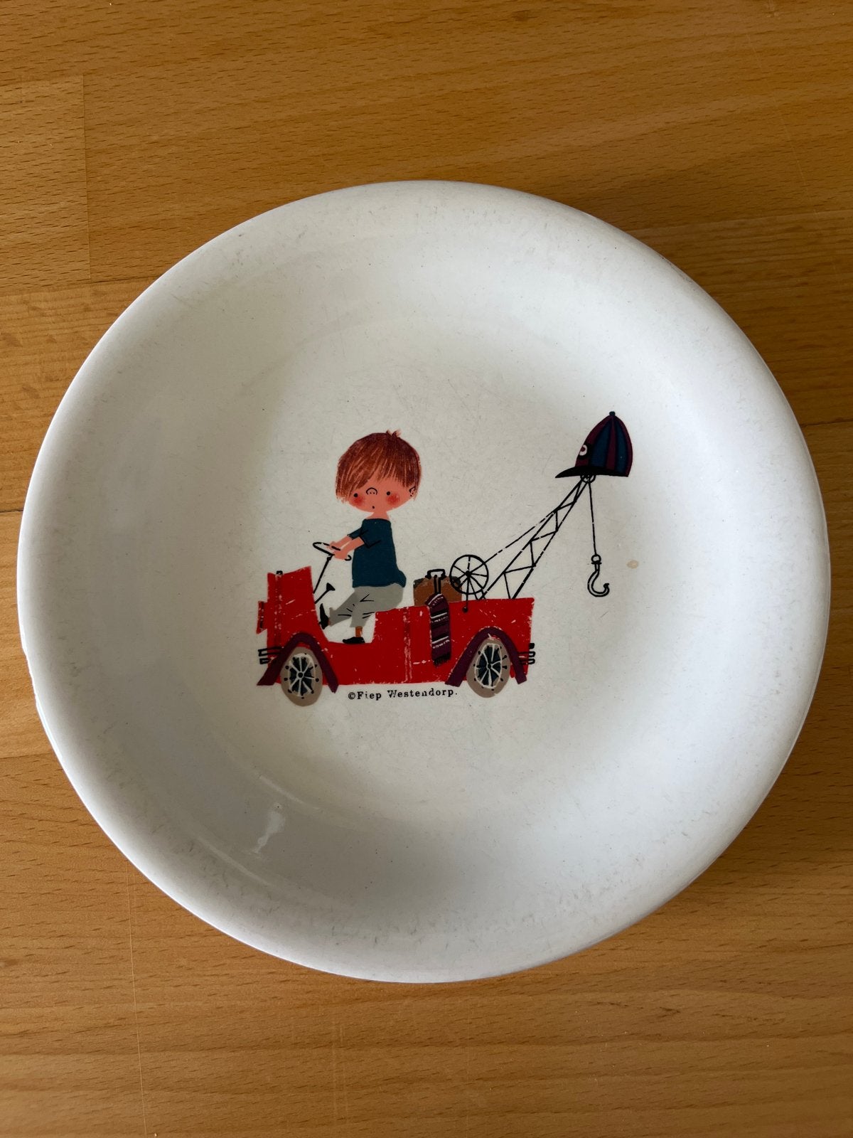 Vintage Fiep Westendorp, Pluk kinderbordje - John Tams, Ophalen