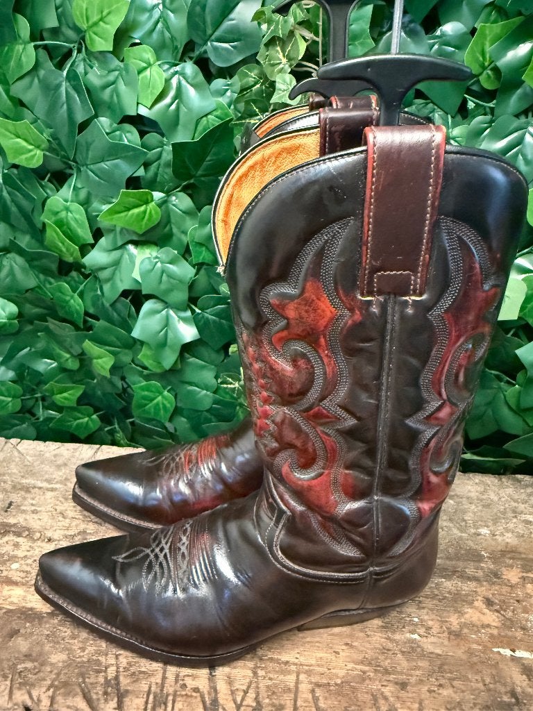 geweldig mooie vintage laarzen van Sendra maat 43, Sendra, Bruin, Boots, Ophalen of Verzenden