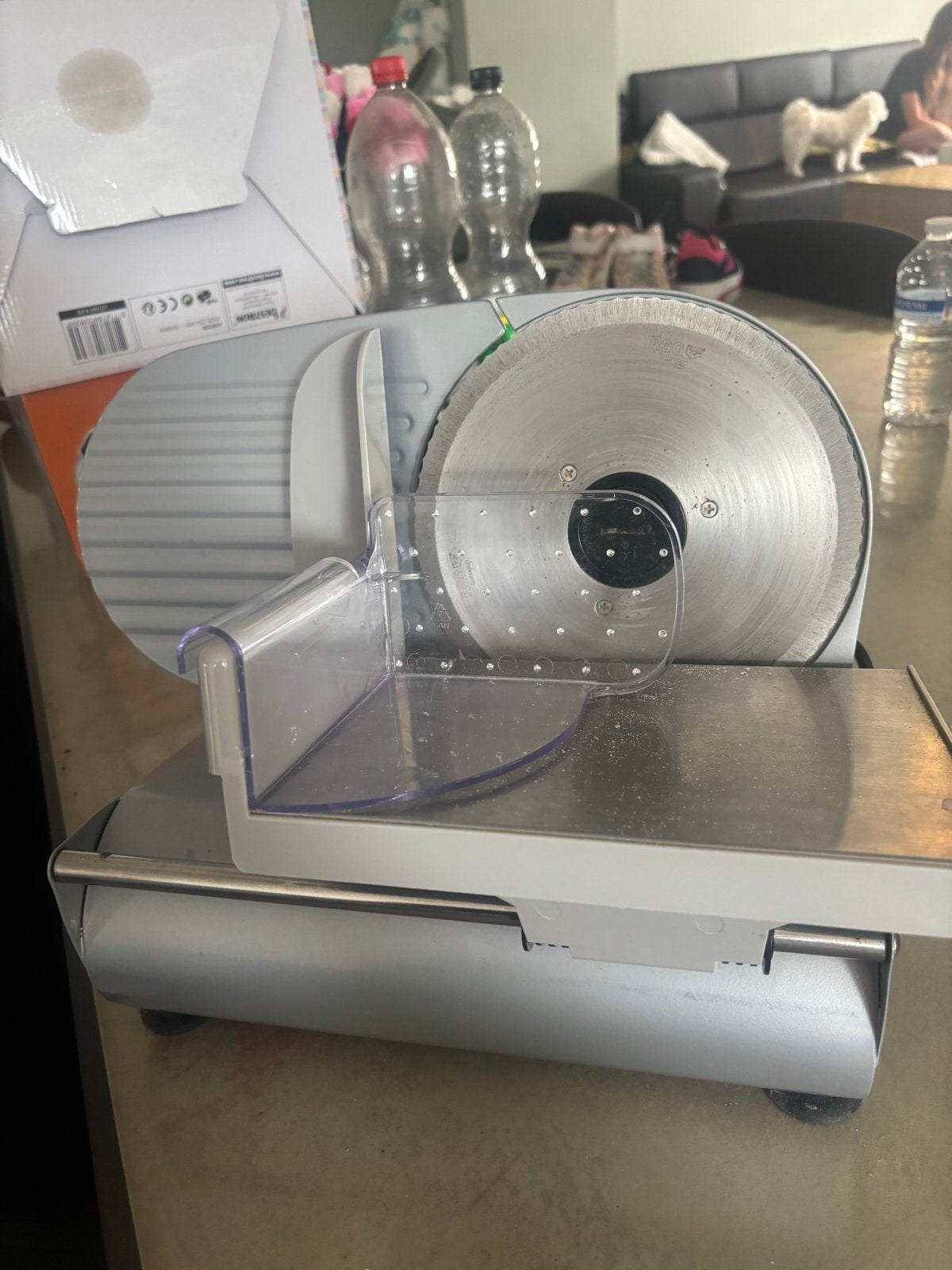 Primo broodsnijmachine - Zo goed als nieuw, Minder dan 1 liter, Ophalen, Zo goed als nieuw, 3 snelheden of meer