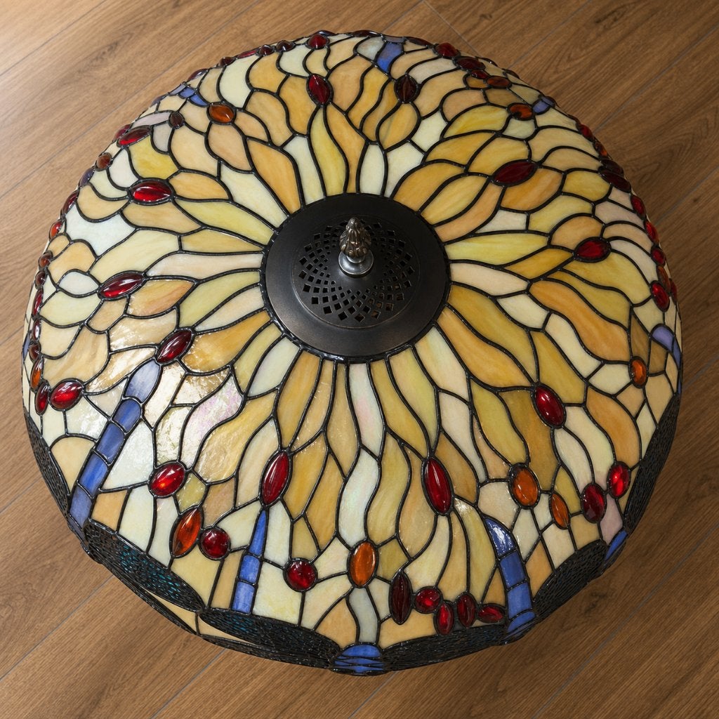Nieuwe Tiffany Tafellamp Libellen, Bollenmarkt 14C, Treasure, Nieuw, Ophalen of Verzenden