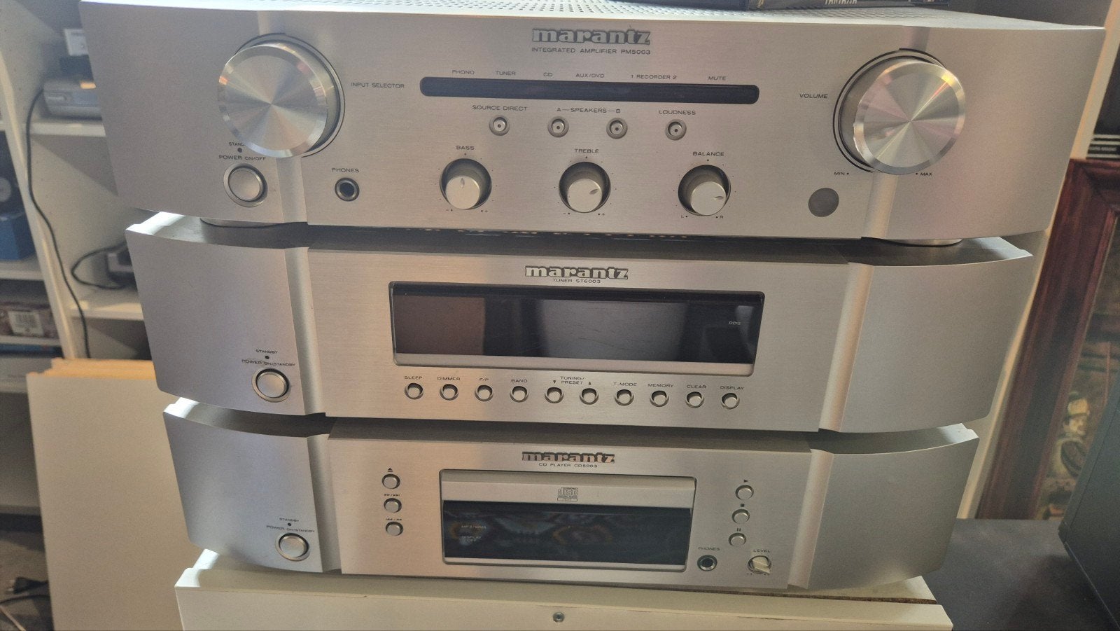 Marantz PM5003 Versterker, CD5003 CD-speler, ST6003 Tuner, Marantz, Gebruikt, Marantz, Marantz