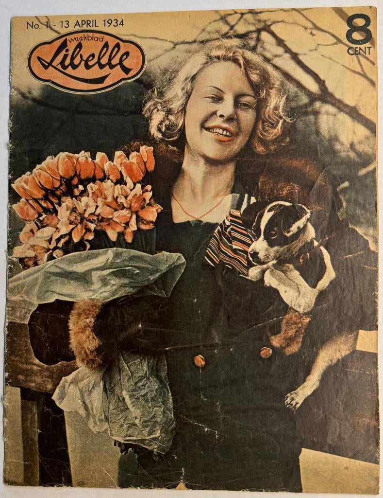 Libelle weekblad nr1 13 april 1934, Ophalen of Verzenden, Gelezen, Damesbladen