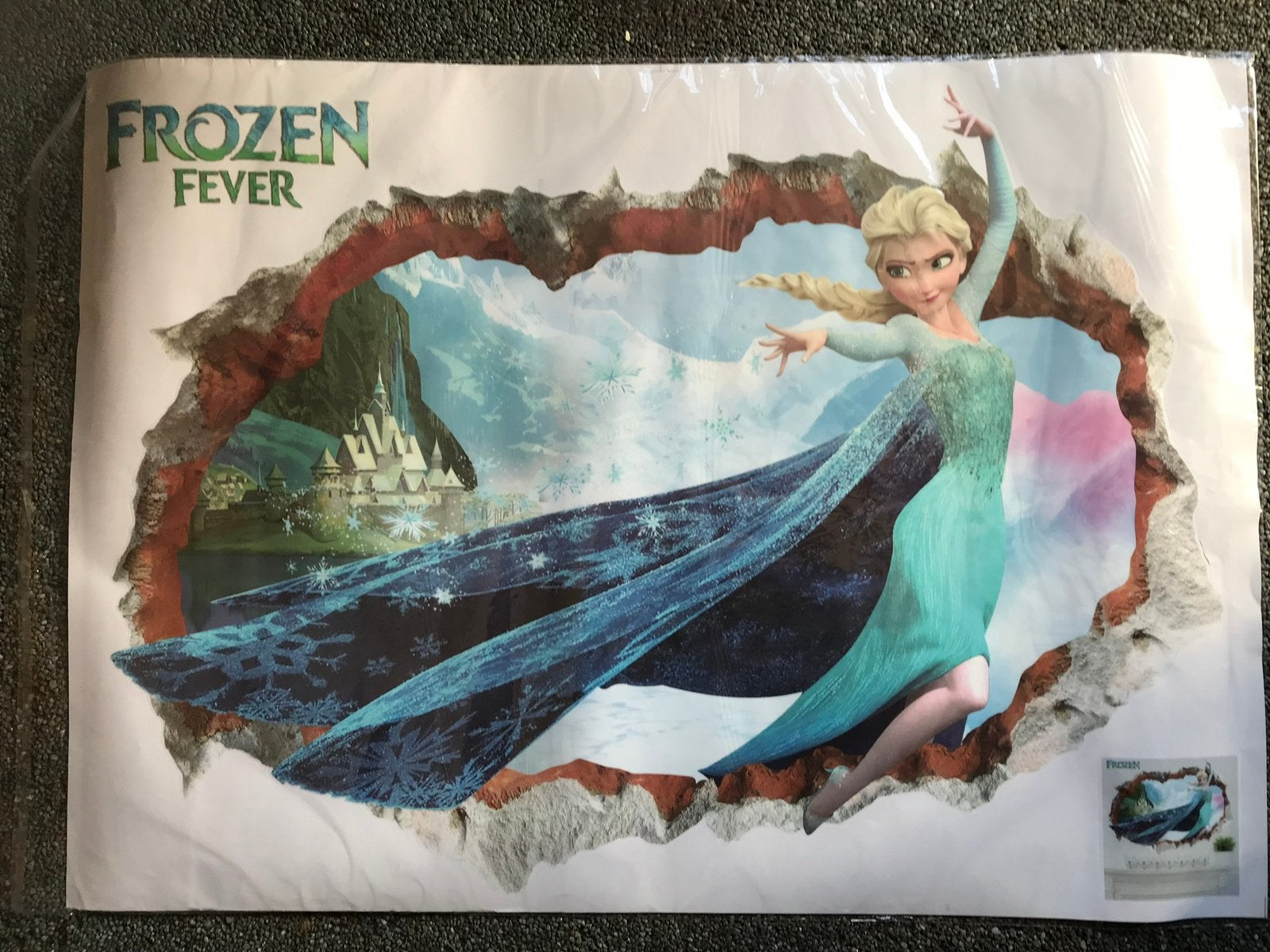 Frozen muursticker 2 soorten, Ophalen of Verzenden, Nieuw, Wanddecoratie