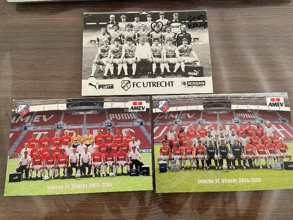 FC Utrecht foto kaart 3 seizoenen, Ophalen of Verzenden, Gebruikt, F.C. Utrecht, Poster, Plaatje of Sticker