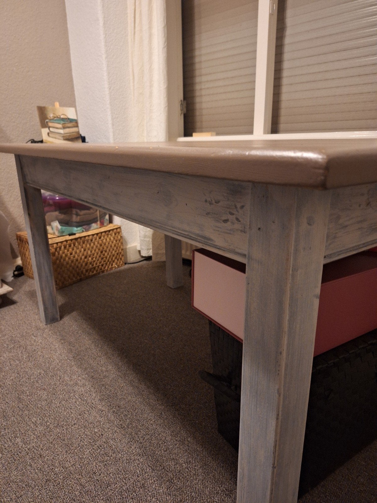 grenen  eettafel - 90x150 cm, Ophalen, Gebruikt, 100 tot 150 cm, 50 tot 100 cm