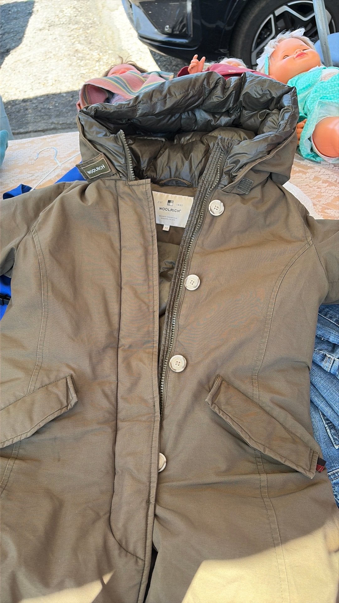 Woolrich jas meisjes maat 12, Verzenden, Zo goed als nieuw, Meisje, Jas