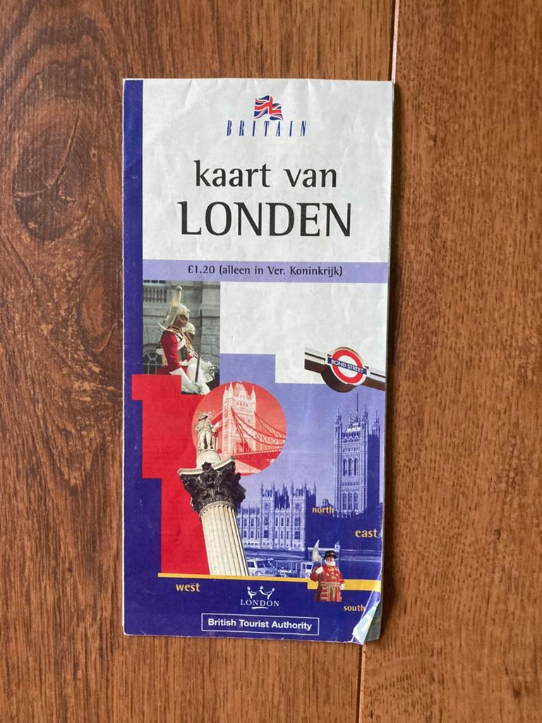 Plattegrond van London, Boeken, Atlassen en Landkaarten, Verenigd Koninkrijk, Ophalen of Verzenden, 1800 tot 2000, Landkaart