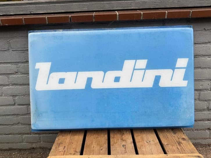 Landini Lichtbak - Vintage Garage Decoratie, Ophalen, Gebruikt, ., Lichtbak of (neon) lamp