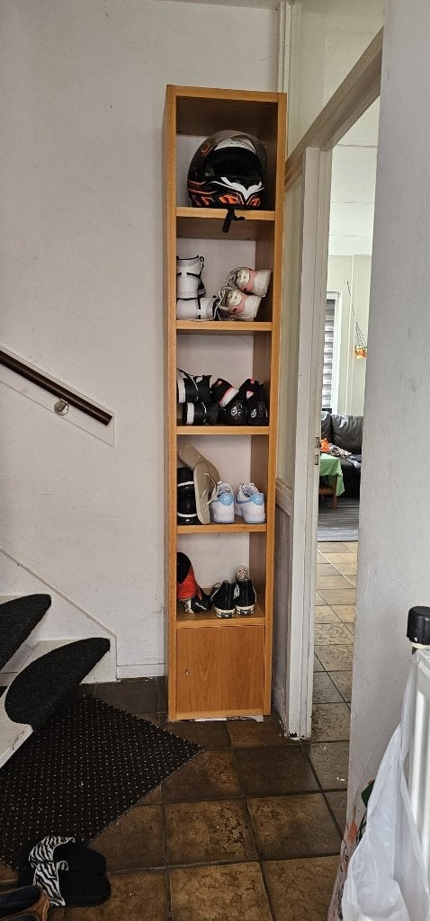 Vakkenkast, Ophalen, Met plank(en), Eikenhout, Zo goed als nieuw