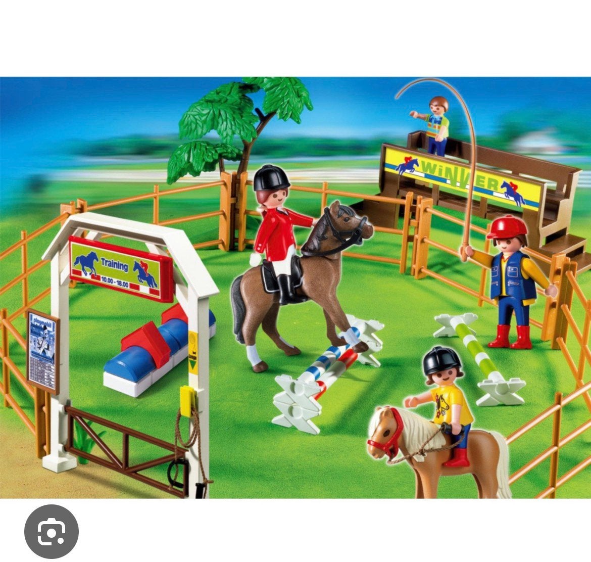 Playmobil paardendressuur compleet, Ophalen of Verzenden, Zo goed als nieuw