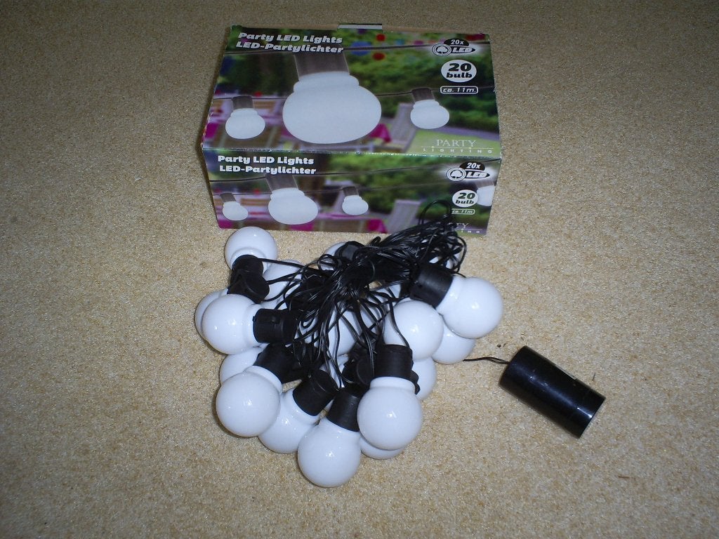 Party led lights / Partyledlampen, Tuin en Terras, Kunststof, Minder dan 50 watt, Batterij, Ophalen of Verzenden