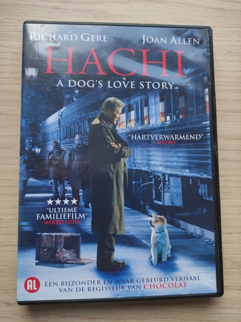 Hachi: A Dog's Love Story DVD - Hartverwarmende Familiefilm, Alle leeftijden, Ophalen of Verzenden, Gebruikt