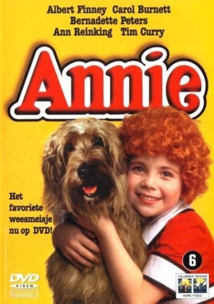 DVD Annie, Cd's en Dvd's, Dvd's | Kinderen en Jeugd, Zo goed als nieuw, Film, Avontuur, Vanaf 6 jaar, Ophalen of Verzenden
