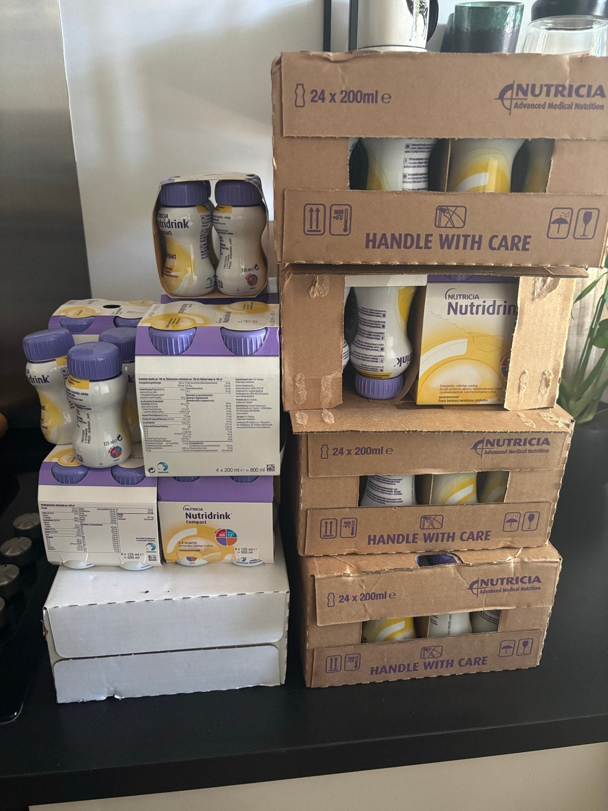 Nutridrink banaan, Ophalen