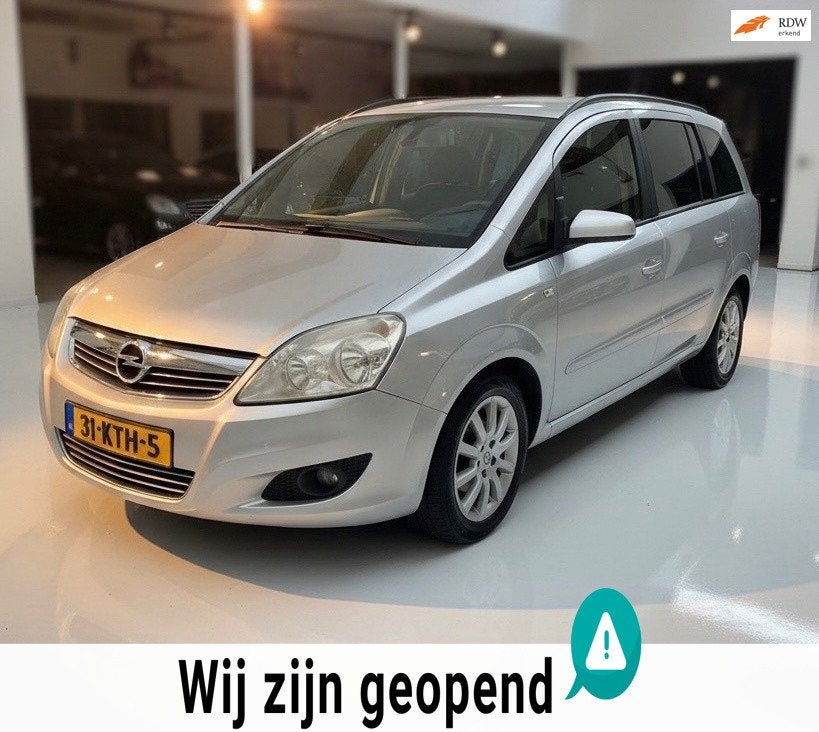 Opel Zafira 1.8 Business-7 persoons-riem vervangen-apk-airco, Voorwielaandrijving, Gebruikt, 4 cilinders, 14 km/l