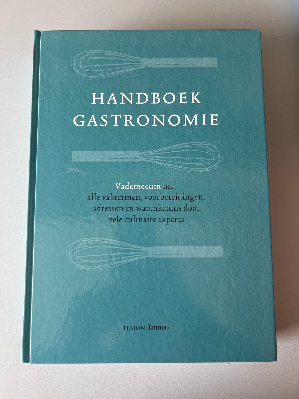 Handboek Gastronomie - Vademecum voor culinaire experts, Boeken, Kookboeken, Voorgerechten en Soepen, Ophalen of Verzenden, Zo goed als nieuw