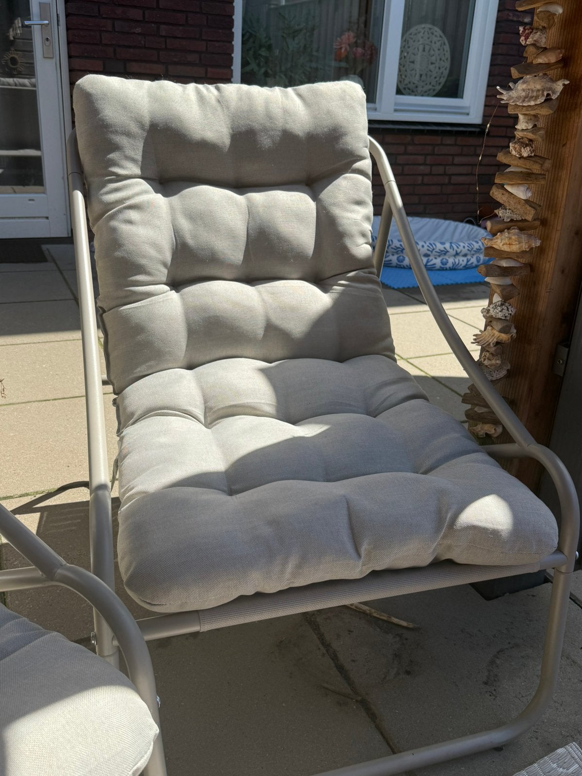 2x lounge stoel, Tuin en Terras, Tuinsets en Loungesets, Zo goed als nieuw, Loungeset, Stoel, Ophalen