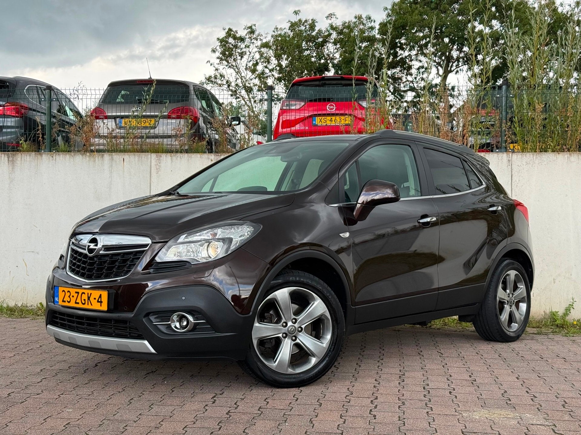 Opel Mokka 1.4 T Cosmo 4x4/OPENDAK/LEDER/NAVI/PDC/CLIMA/STOE, Auto's, Euro 5, 1325 kg, Gebruikt, Zwart