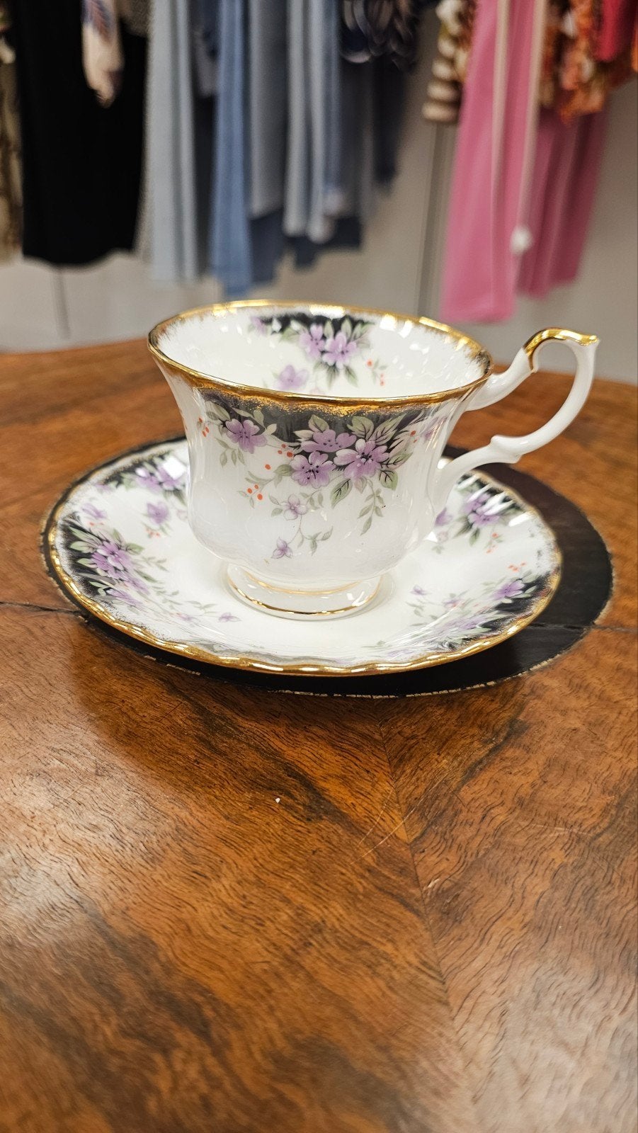 Royal Albert Bone China – England – Royal Choice Series – Ce, Ophalen of Verzenden, Zo goed als nieuw, Porselein, Kop en/of schotel