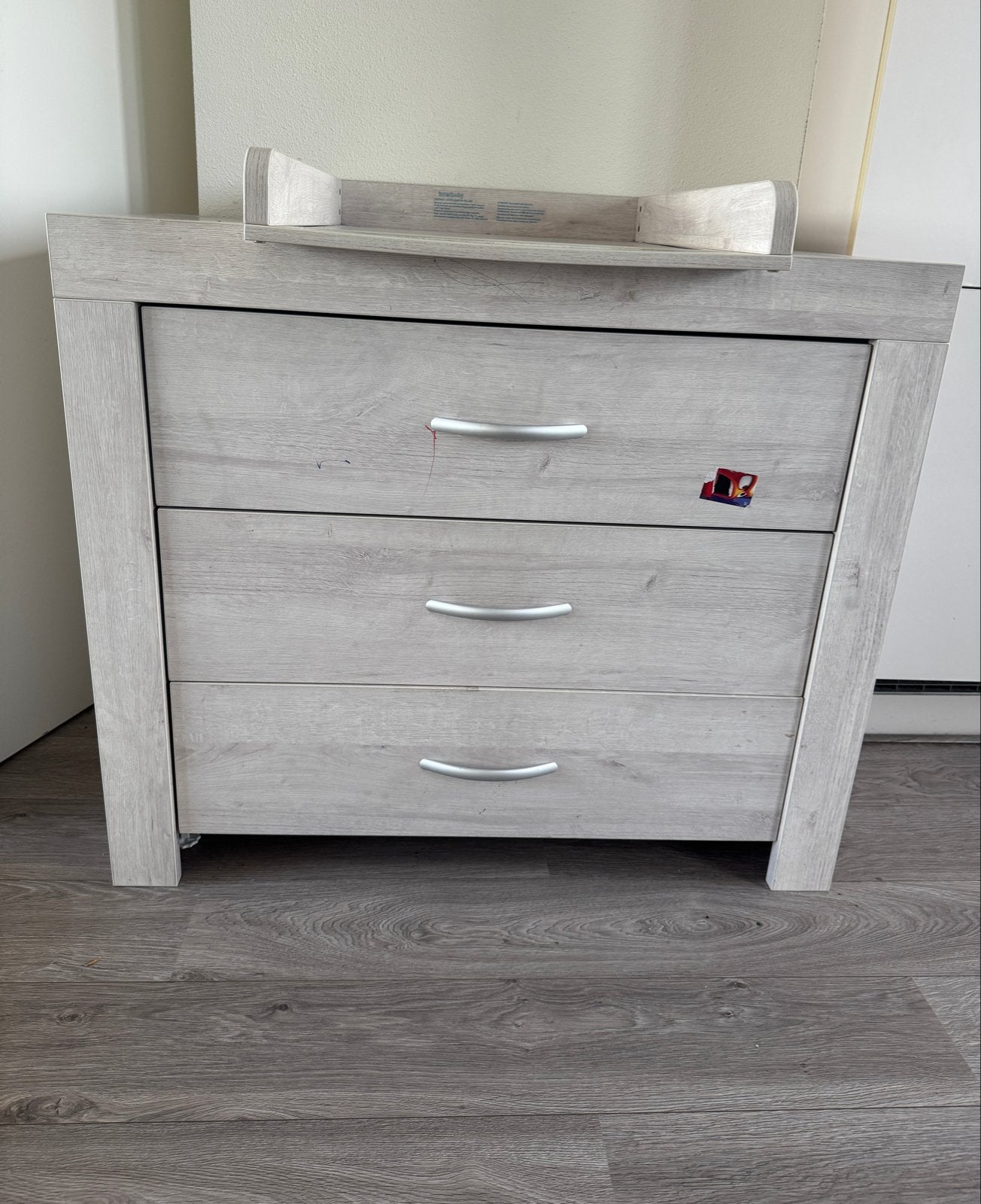 Commode met 3 lades en opzetstuk, Ophalen, Gebruikt, 50 tot 70 cm, 75 tot 100 cm