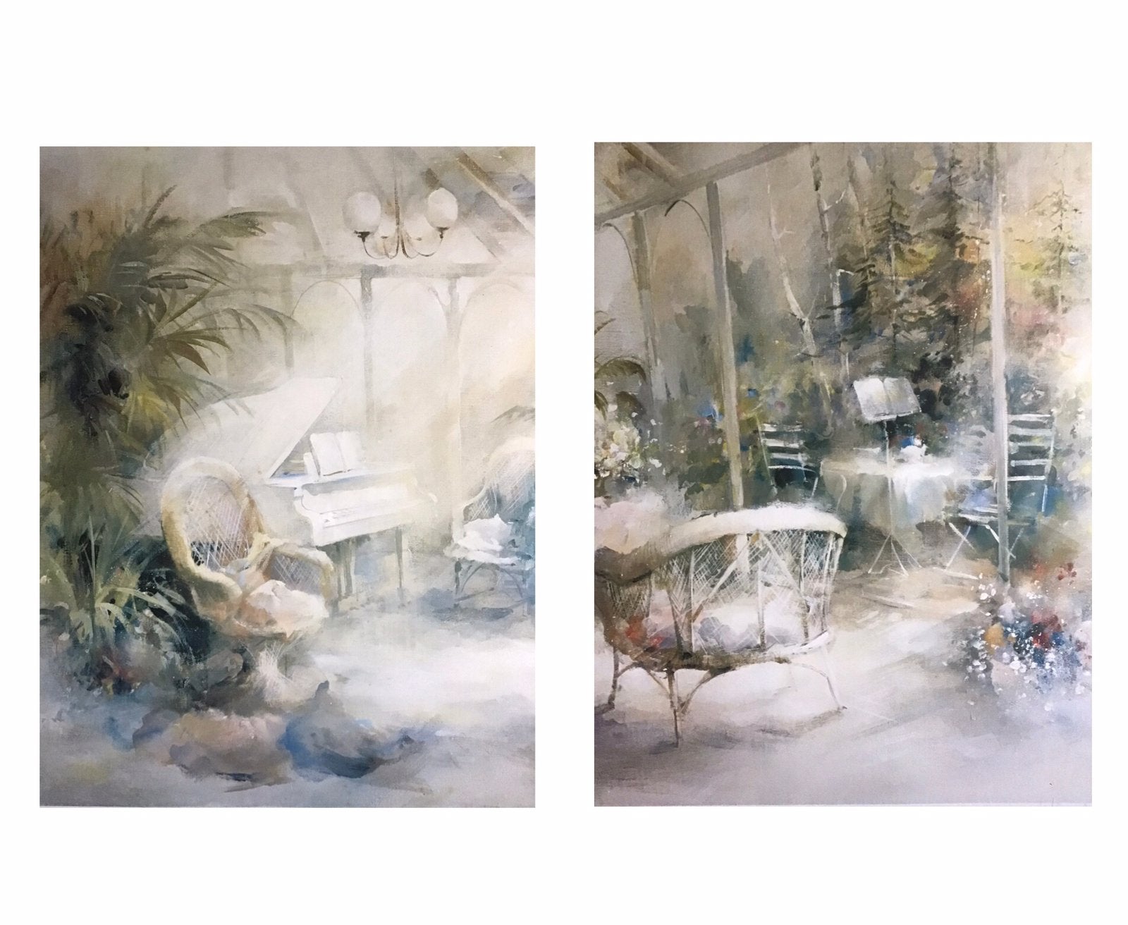 2 Reproducties aluminium lijsten Willem Haenraets 80x75 cm, Ophalen, Schilderij