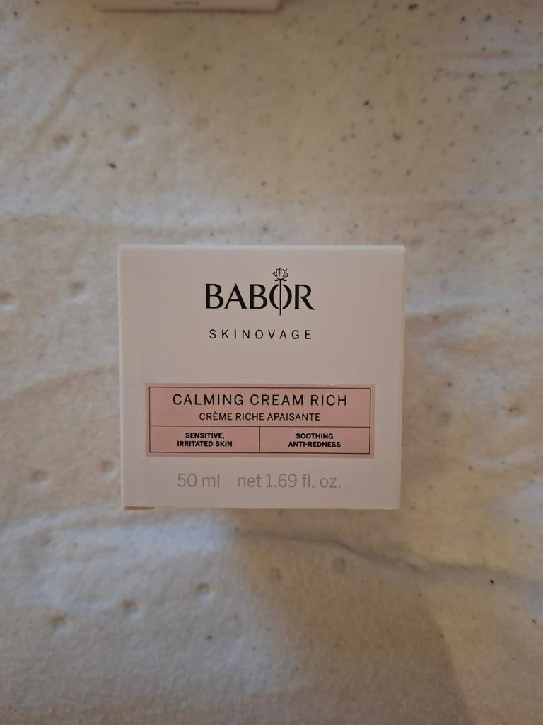 Babor Calming Cream Rich 50ml - Kalmerende Gezichtscrème, Verzenden, Nieuw, Gehele gezicht, Verzorging