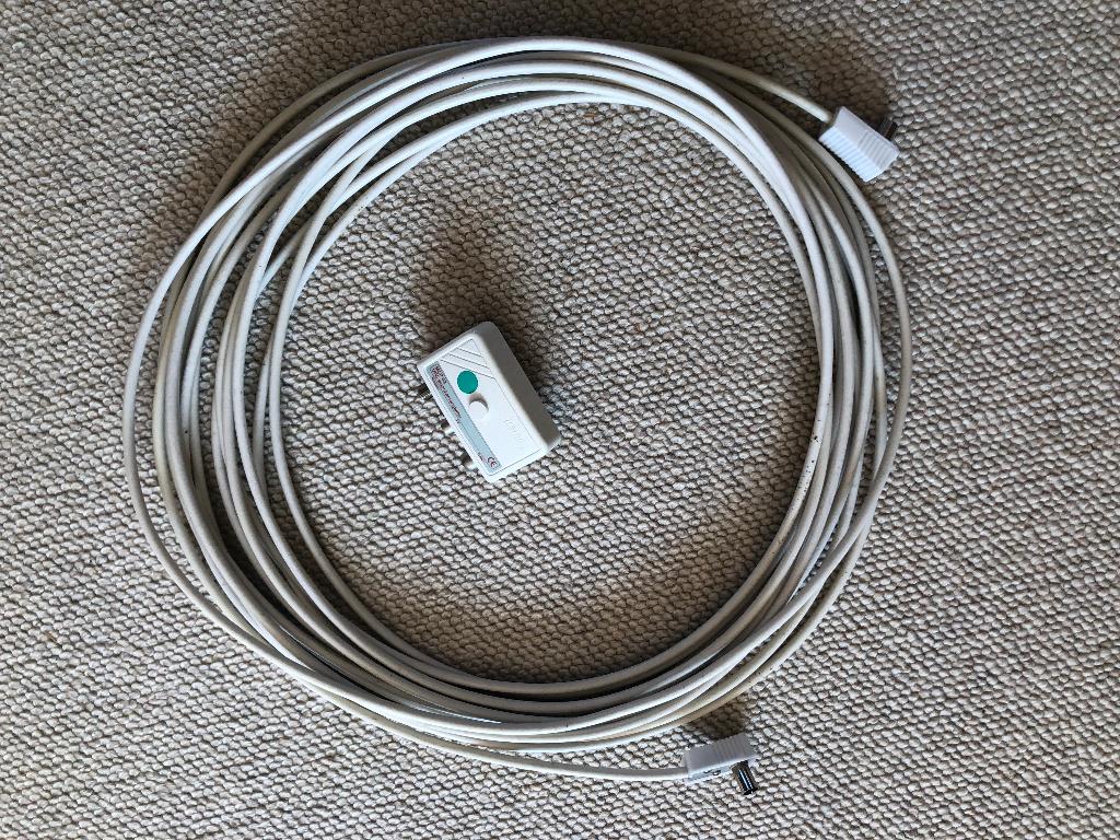 Coax kabel 15 meter, Ophalen of Verzenden, Gebruikt, 10 meter of meer, Coaxiale kabel