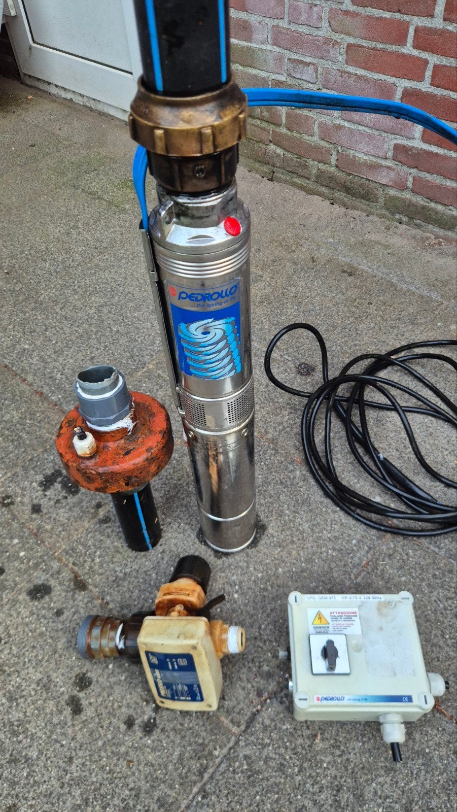 Pedrollo 4SR6/4 Onderwaterpomp met besturingskast, Ophalen of Verzenden