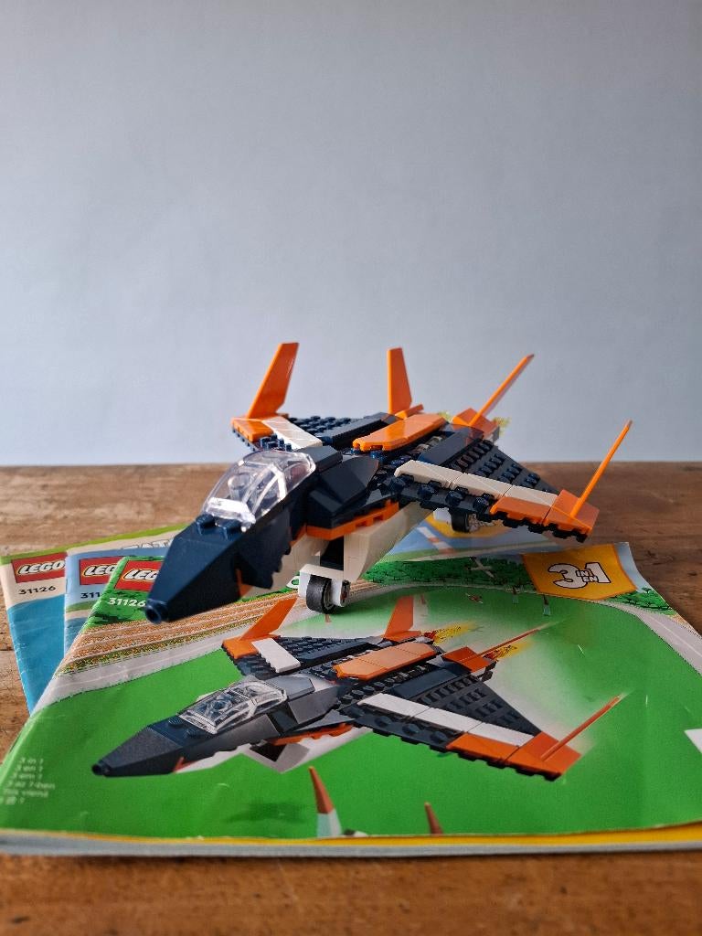 LEGO Creator Supersonisch Straalvliegtuig - 31126, Ophalen, Lego, Compleet, Zo goed als nieuw