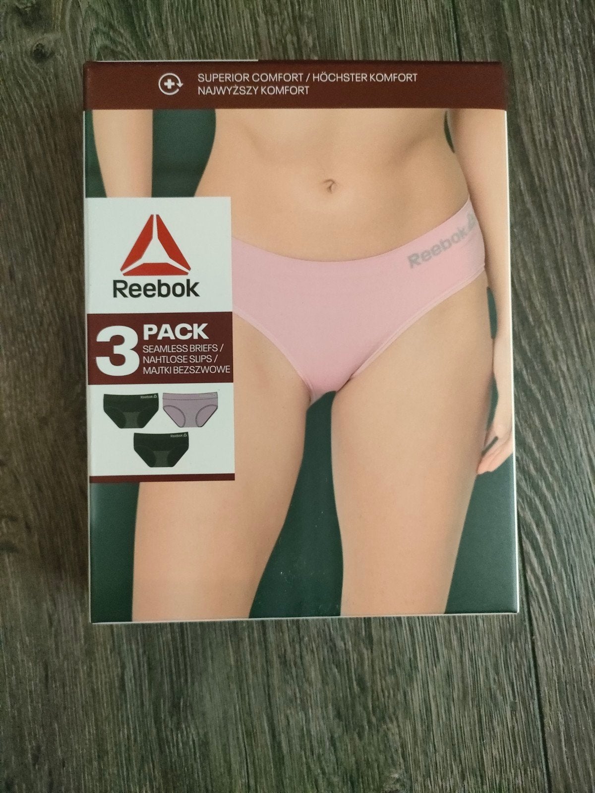Reebok Naadloze Slips - 3-pack, Kleding | Dames, Reebok, Ophalen, Meerkleurig, Slip