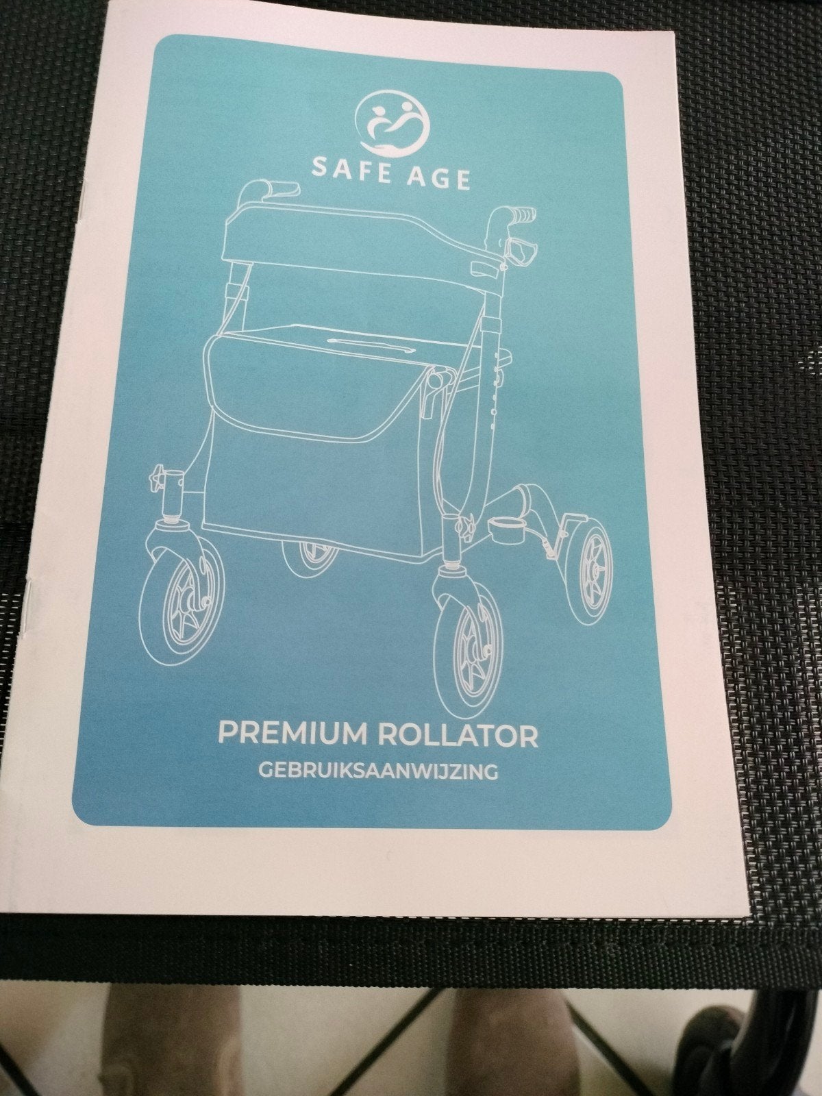 gloednieuwe rollator 1x gebruikt, Ophalen, Lichtgewicht