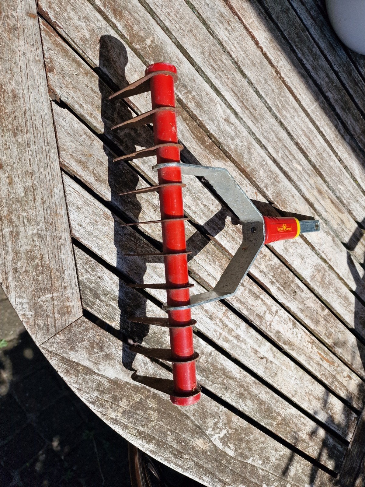 Wolf-Garten Cultivator - verticuteer Tuin Hark - Onkruidverw, Ophalen of Verzenden, Zo goed als nieuw, Cultivator, Wolf-Garten