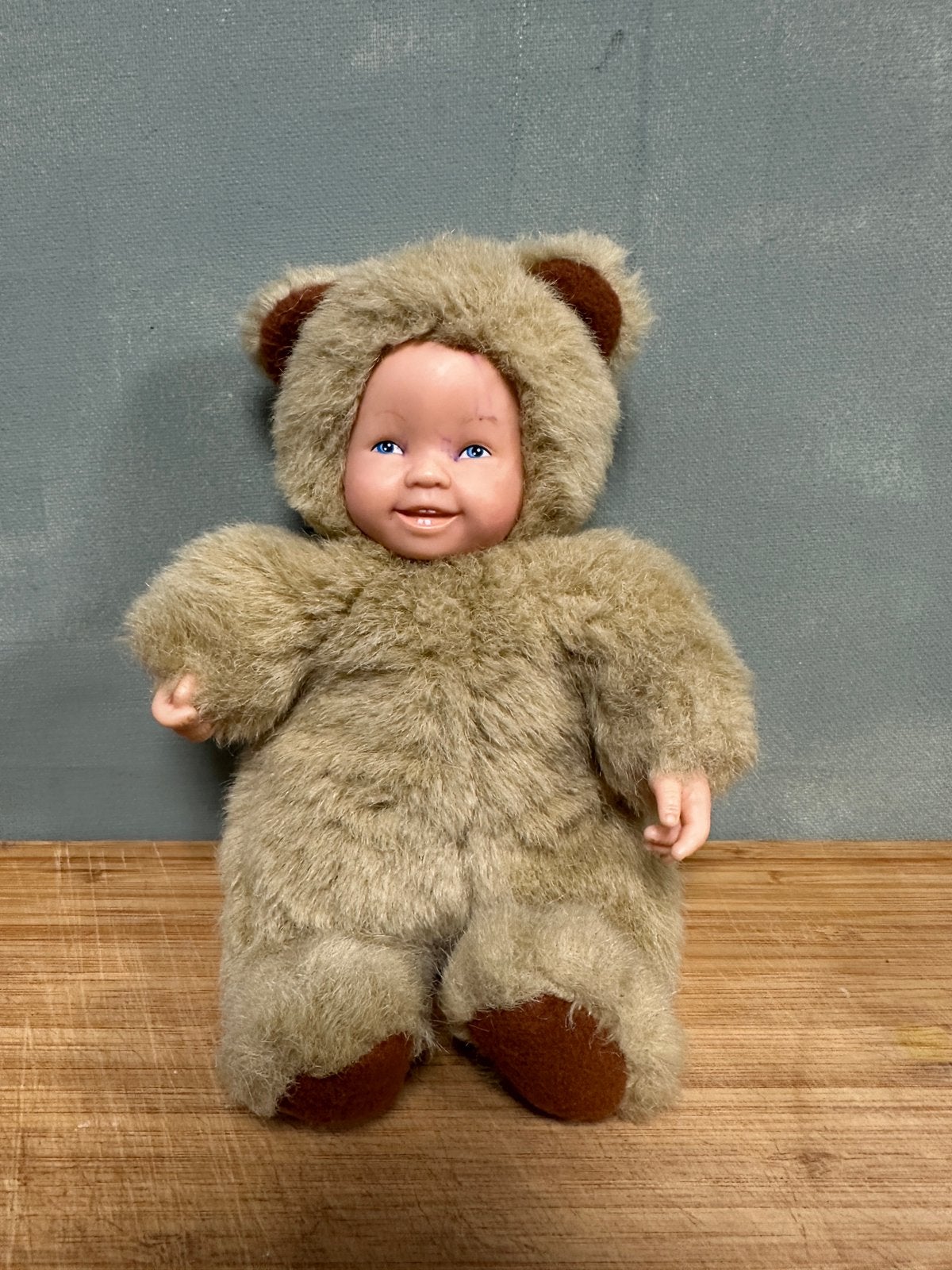 Vintage Ann Geddes baby pop knuffel, Ophalen of Verzenden, Zo goed als nieuw, Stoffen beer, Overige merken