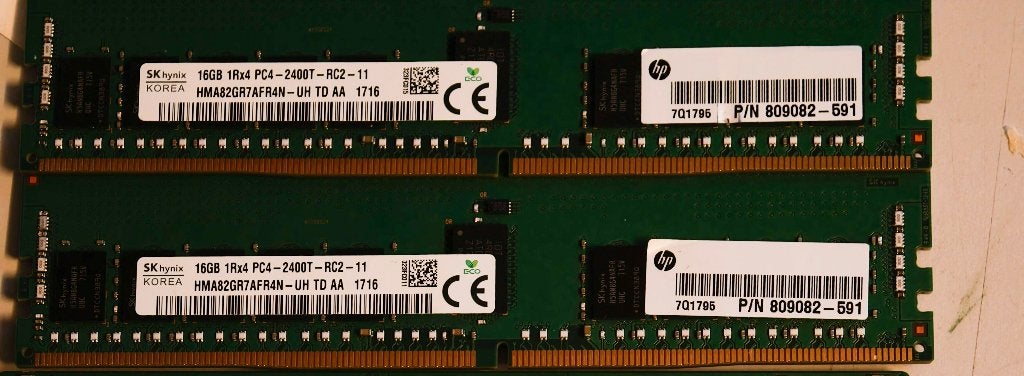 DDR4 32 GB RAM - 2400T RC2-11, Computers en Software, RAM geheugen, Ophalen, DDR4, Desktop, 32 GB