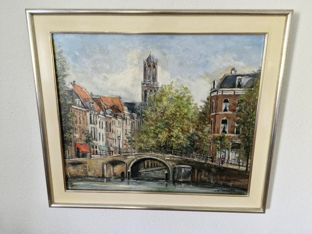Olieverf schilderij van Gerard Ernens, Ophalen of Verzenden
